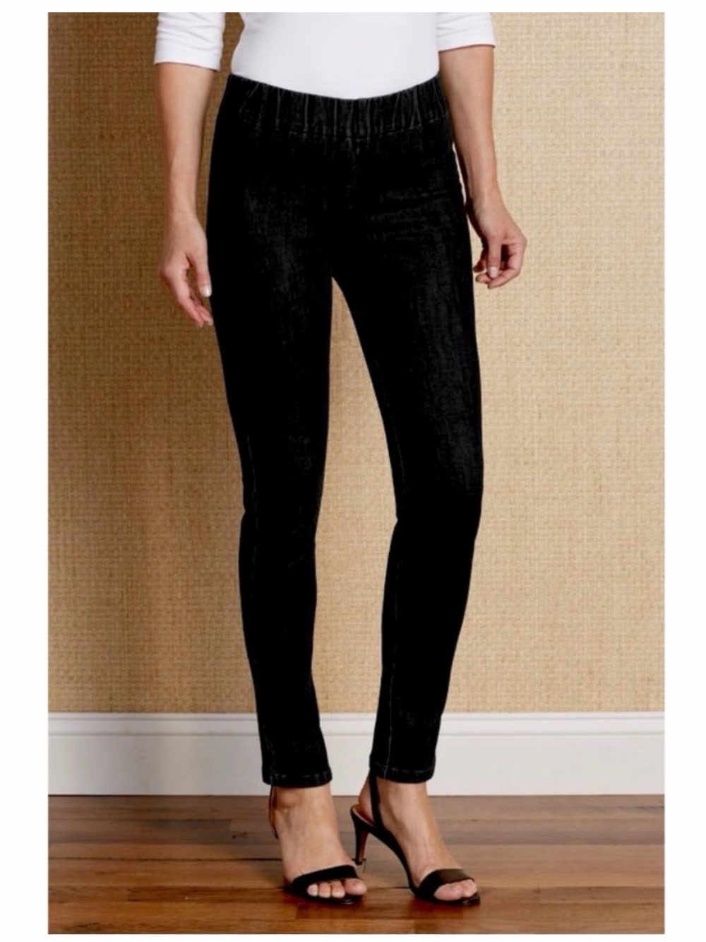 Soft Surroundings Metro Full Length Pants- Black